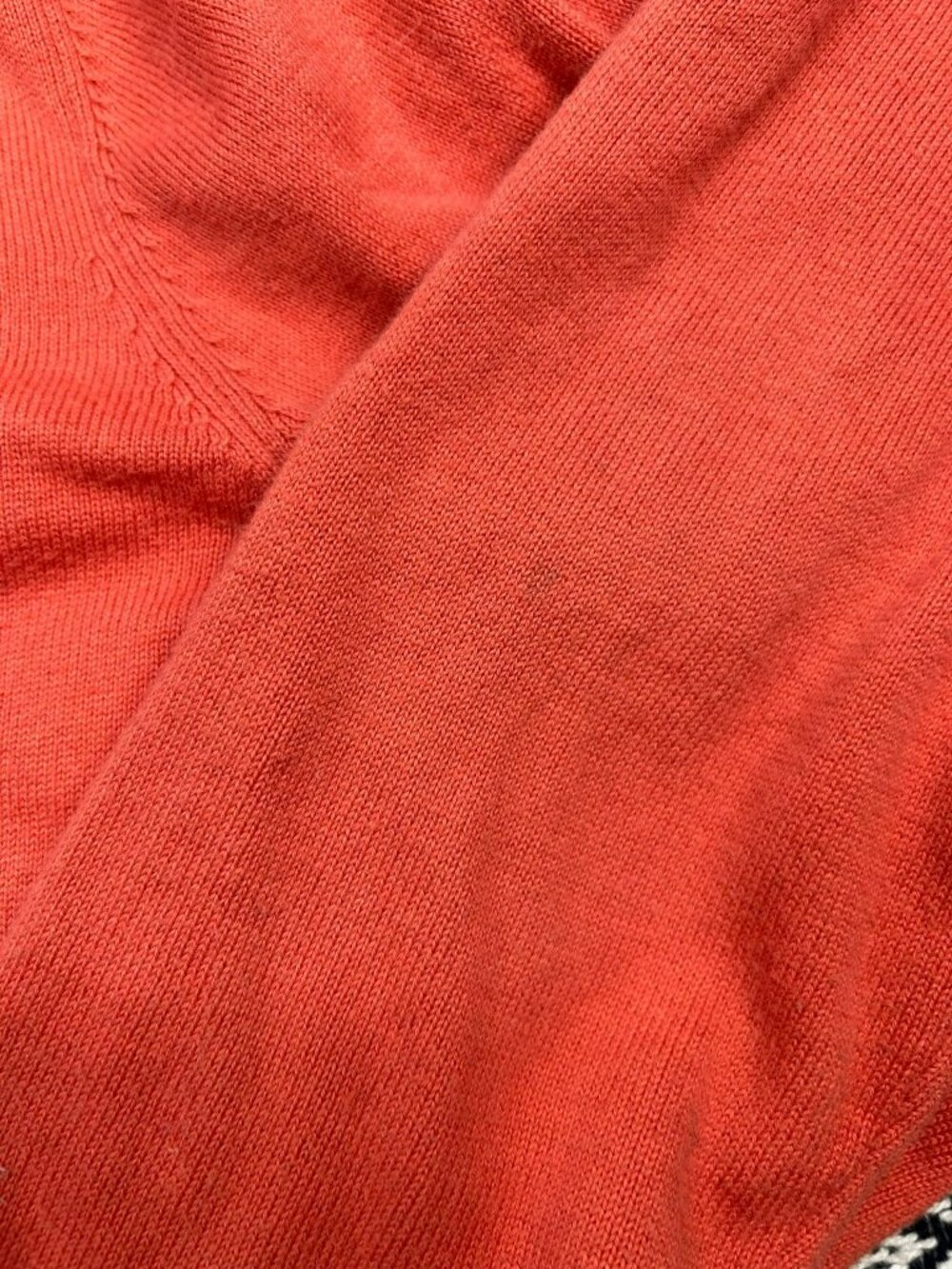 Brooks Brothers Mens Coral V-Neck Sweater Supima Cotton Size Large - Picture 8 of 8